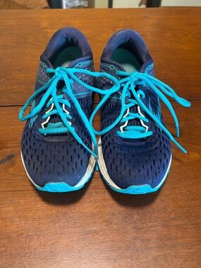 Brooks Women’s Ravenna 9 Running Shoes Blue/Teal Size 7.5 W Style 1202691D452